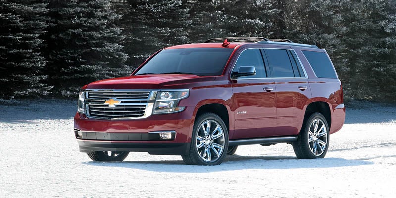 2020 Red Chevy Tahoe